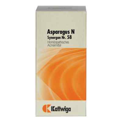 Synergon 58 Asparagus N Tabletten 100 stk von Kattwiga Arzneimittel GmbH PZN 03633527