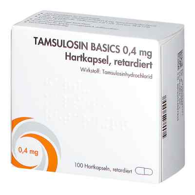 Tamsulosin Basics 0,4 mg Hartkapsel, retardiert sun 100 stk von Sun Pharmaceuticals Germany GmbH PZN 12529237