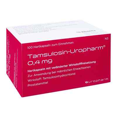 Tamsulosin Uropharm 0,4 mg Hartk.verä.wst.-frs. 100 stk von Abanta Pharma GmbH PZN 01087003