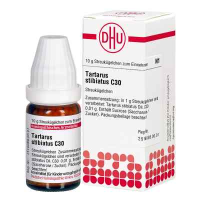 Tartarus Stibiatus C 30 Globuli 10 g von DHU-Arzneimittel GmbH & Co. KG PZN 02932759
