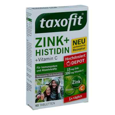 Taxofit Zink+histidin Depot Tabletten 40 stk von MCM KLOSTERFRAU Vertr. GmbH PZN 10715473