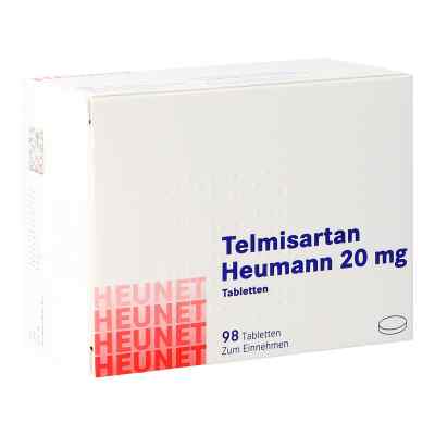 Telmisartan Heumann 20 mg Tabletten Heunet 98 stk von Heunet Pharma GmbH PZN 14211634
