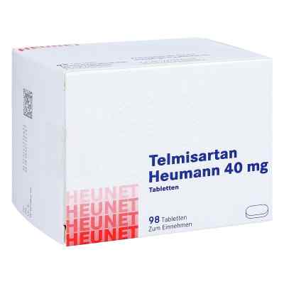 Telmisartan Heumann 40 mg Tabletten Heunet 98 stk von Heunet Pharma GmbH PZN 14211663