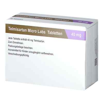 Telmisartan Micro Labs 40 mg Tabletten 98 stk von Micro Labs GmbH PZN 13881367
