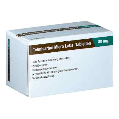 Telmisartan Micro Labs 80 mg Tabletten 56 stk von Micro Labs GmbH PZN 13881396