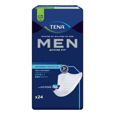Tena Men Active Fit Level 1 Inkontinenz Einlagen 24 stk von Essity Germany GmbH PZN 17981717