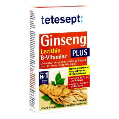 Tetesept Ginseng 330 plus Lecithin+b-vitamine Tab. 30 stk von Merz Consumer Care GmbH PZN 16604579