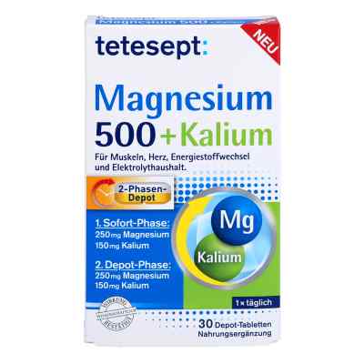Tetesept Magnesium 500+Kalium Tabletten