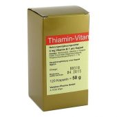 Thiamin Kapseln Vitamin B1 120 stk von FBK-Pharma GmbH PZN 00574089