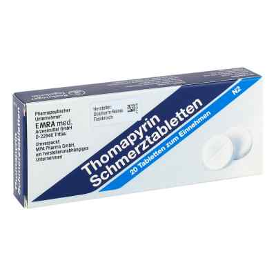 Thomapyrin 20 stk von EMRA-MED Arzneimittel GmbH PZN 01239708