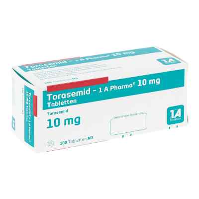 Torasemid-1A Pharma 10mg 100 stk von 1 A Pharma GmbH PZN 00774026