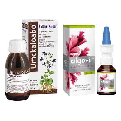 Umckaloabo Saft Für Kinder & Algovir Kinder Erkältungsspray
