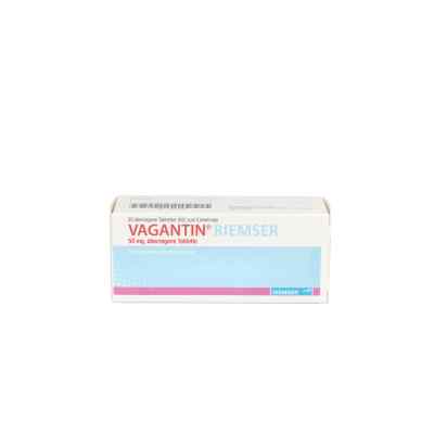 Vagantin Riemser 50 mg überzogene Tabletten 50 stk von Esteve Pharmaceuticals GmbH PZN 10985818