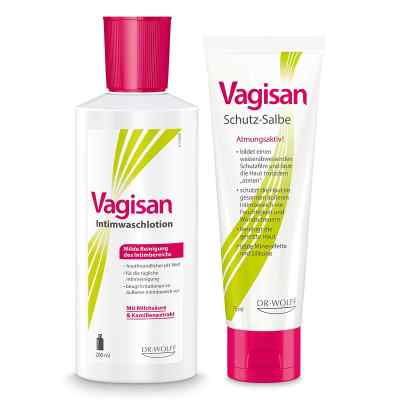Vagisan Intimwaschlotion + Schutz-Salbe