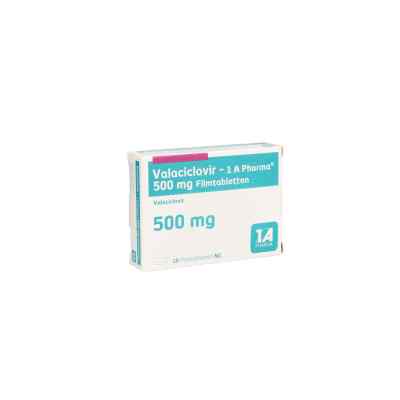 Valaciclovir-1a Pharma 500 mg Filmtabletten 10 stk von 1 A Pharma GmbH PZN 05486272