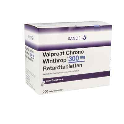 Valproat chrono Winthrop 300 mg Retardtabletten 200 stk von Sanofi-Aventis Deutschland GmbH PZN 00999127