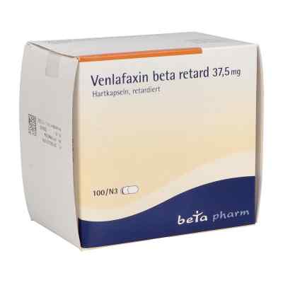 Venlafaxin beta retard 37,5mg 100 stk von betapharm Arzneimittel GmbH PZN 01624599