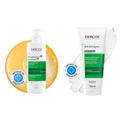 Vichy Dercos Anti-schuppen Shampoo fett. Kopfh.+ Conditioner