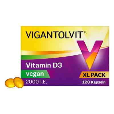 Vigantolvit 2000 internationale Einheiten Vitamin D3 Vegan Weich 120 stk von WICK Pharma - Zweigniederlassung PZN 18199077