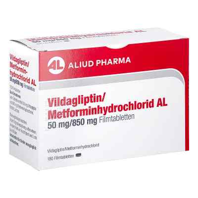 Vildagliptin/metforminhydrochlorid Al 50mg/850mg