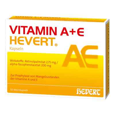 Vitamin A+e Hevert Kapseln 50 stk von Hevert Arzneimittel GmbH & Co. K PZN 01905453