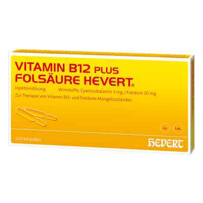 Vitamin B12 Folsäure Hevert Ampullen -paare 2X5 stk von Hevert Arzneimittel GmbH & Co. K PZN 01893951