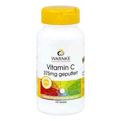 Vitamin C 375 mg gepuffert Tabletten 100 stk von Warnke Vitalstoffe GmbH PZN 02822982