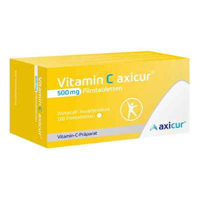 Vitamin C Axicur 500 Mg Filmtabletten 100 stk von axicorp Pharma GmbH PZN 17260656