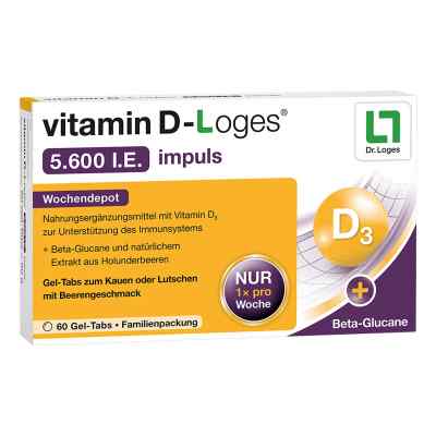 vitamin D-Loges 5.600 internationale Einheiten impuls - Wochende 60 stk von Dr. Loges + Co. GmbH PZN 15228097