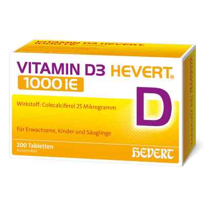 Vitamin D3 Hevert 1000 I.E. Tabletten