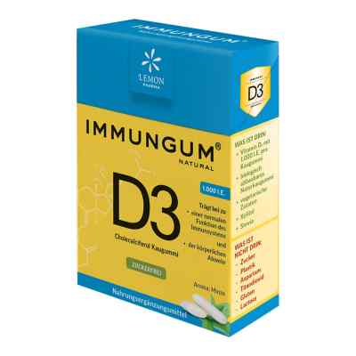 Vitamin D3 Immungum Kaugummi 28 g von Hager Pharma GmbH PZN 17417141