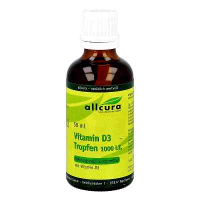 Vitamin D3 Tropfen 1000 I.e. 50 ml von allcura Naturheilmittel GmbH PZN 13427421