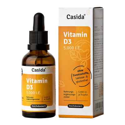 Vitamin D3 Tropfen 5000 I.e. 50 ml von Casida GmbH & Co. KG PZN 16672032