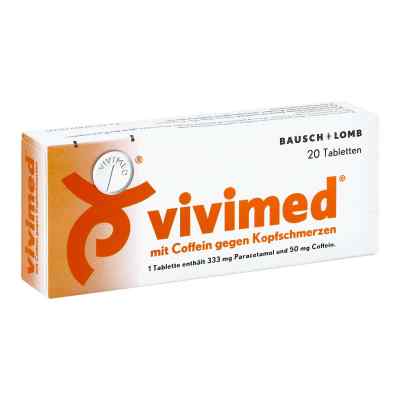 Vivimed mit Coffein gegen Kopfschmerzen 20 stk von Dr. Gerhard Mann PZN 00410324