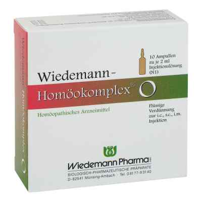 Wiedemann Homöokomplex O Ampullen 10X2 ml von Wiedemann Pharma GmbH PZN 00507271