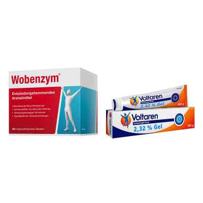 Wobenzym Tabletten + Voltaren Schmerzgel forte 23,2 mg/g Gel
