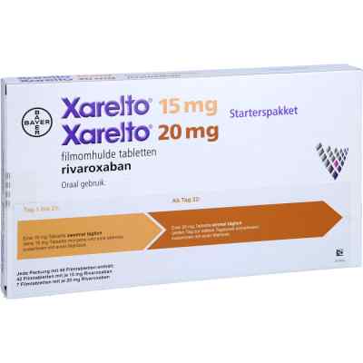 Xarelto 15 mg + 20 mg Filmtabletten Starterpackung