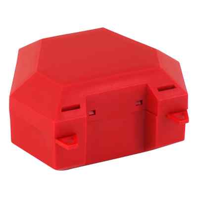 Zahnspangenbox mit Kordel rot 1 stk von Megadent Deflogrip Gerhard Reeg  PZN 10988308