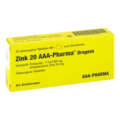 Zink 20 Aaa-pharma Dragees