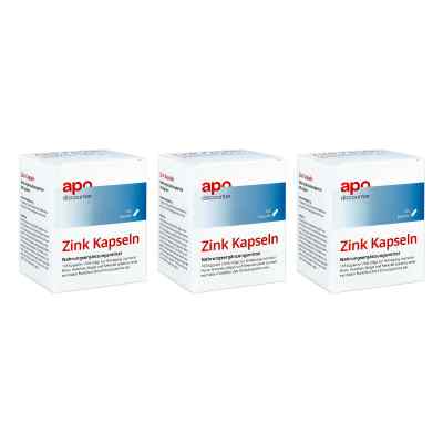 Zink Kapseln 10 mg von apodiscounter 3x105 stk von apo.com Group GmbH PZN 08102175