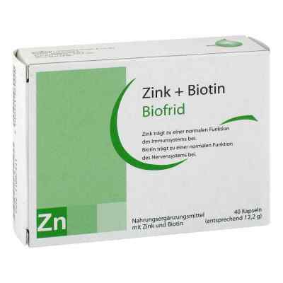 Zink+biotin Kapseln 40 stk von Biofrid GmbH & Co. KG PZN 11697441